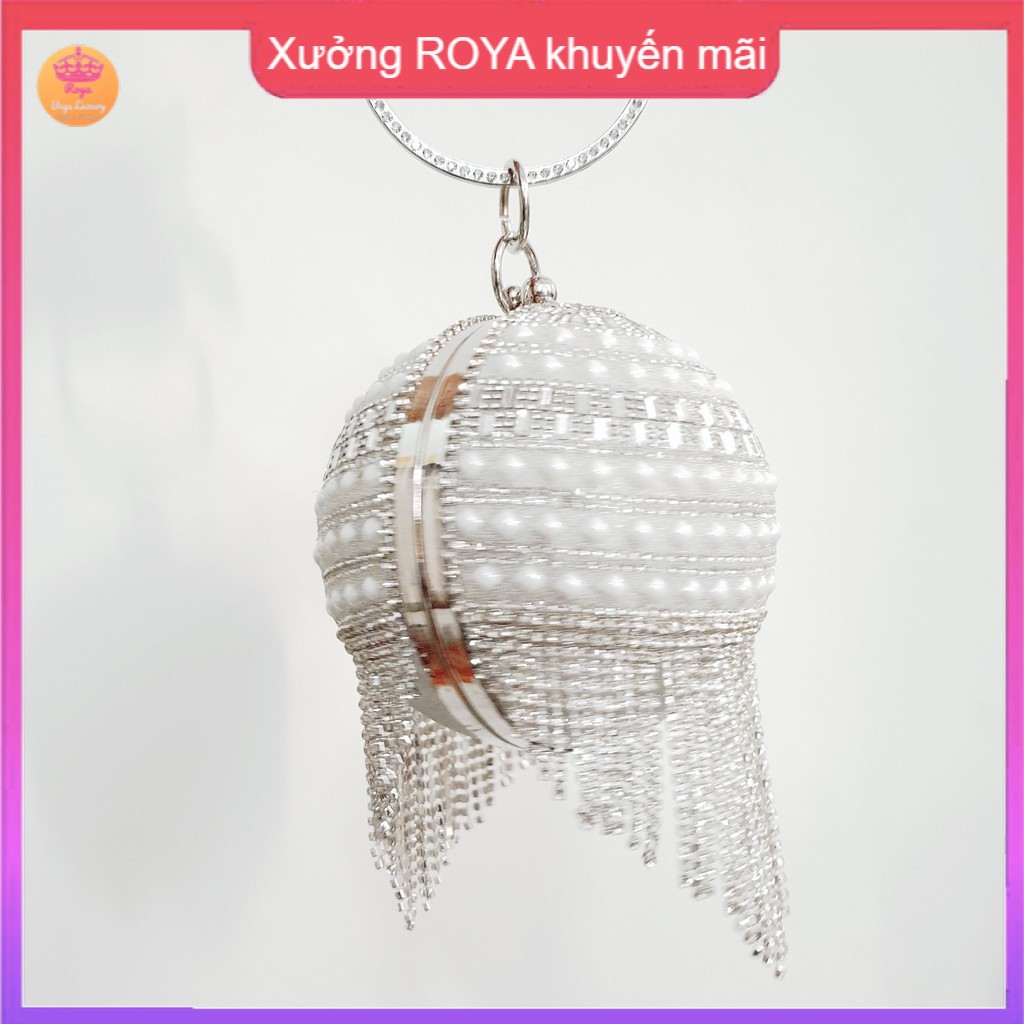 [Mã MASK2630K giảm 15% tối đa 30K đơn từ 99K] Ví Cầm Tay 3659 Cốp Đá Tròn Hàng Cao Cấp Phong Cách Cá Tính