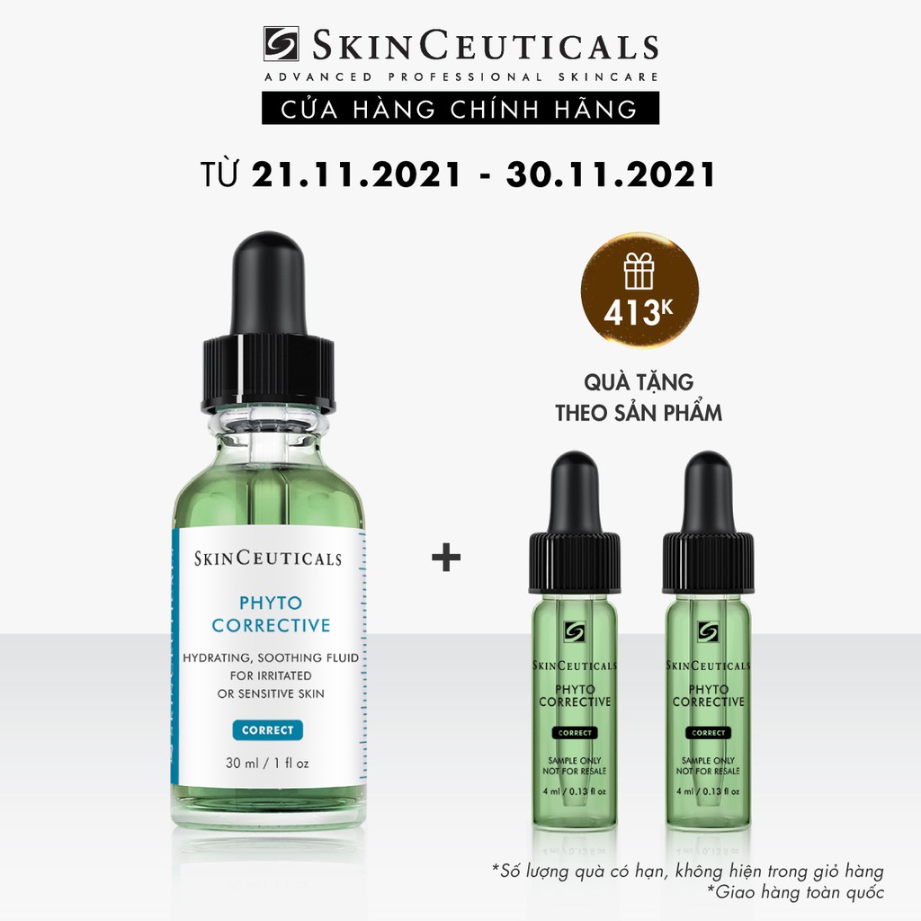 Skinceuticals Phyto Corrective giúp dưỡng ẩm, làm mềm và xoa dịu da 30ml