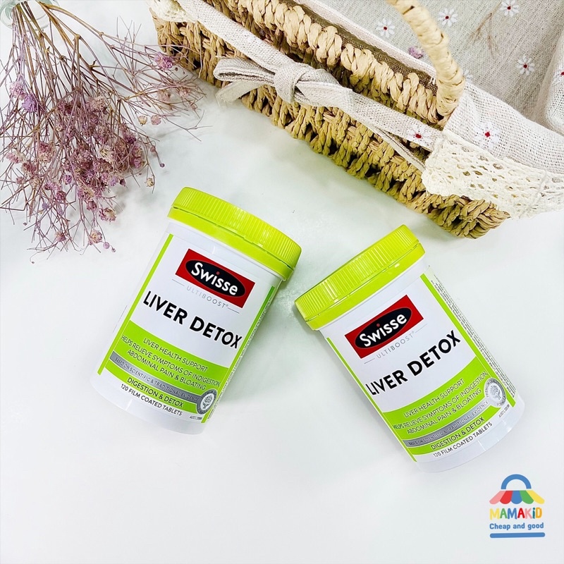 Thải độc gan Liver Detox Swisse Úc viên uống giúp thanh nhiệt thải độc, mát gan, bảo vệ chức năng gan