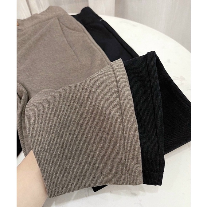 Quần baggy dạ tăm 2 ly ⭐️Quần baggy dạ nữ chất dày dặn loại 1⭐️Freeship | BigBuy360 - bigbuy360.vn