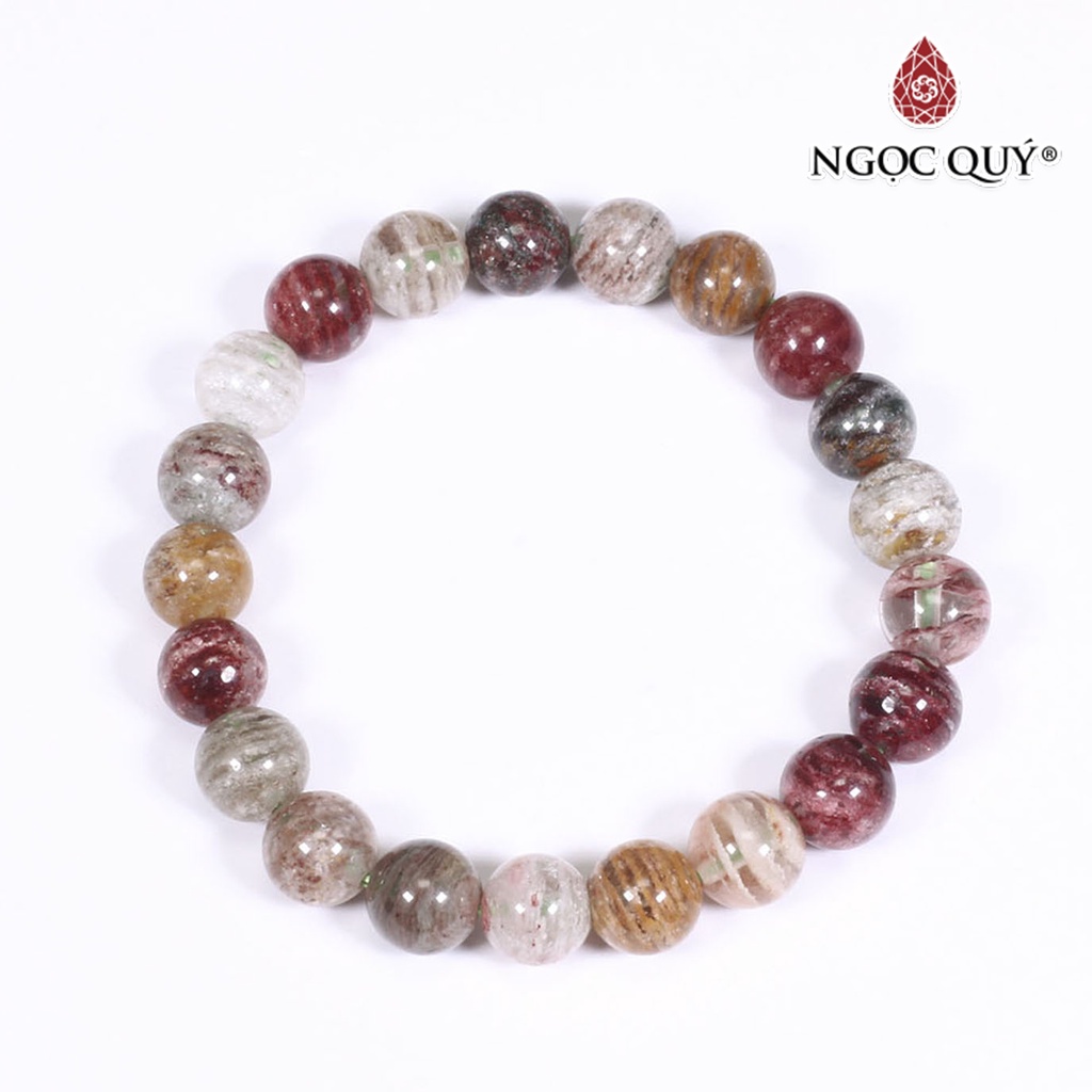 Vòng tay TA ưu linh rêu đa sắc - Ngọc Quý