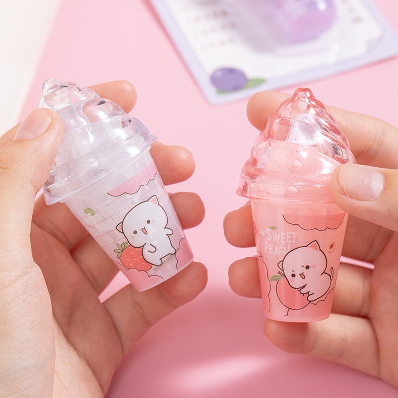 Băng Keo Hai Mặt Hình Cây Kem Dễ Thương Độc Đáo Trang Trí Văn Phòng / Trường Học DIY