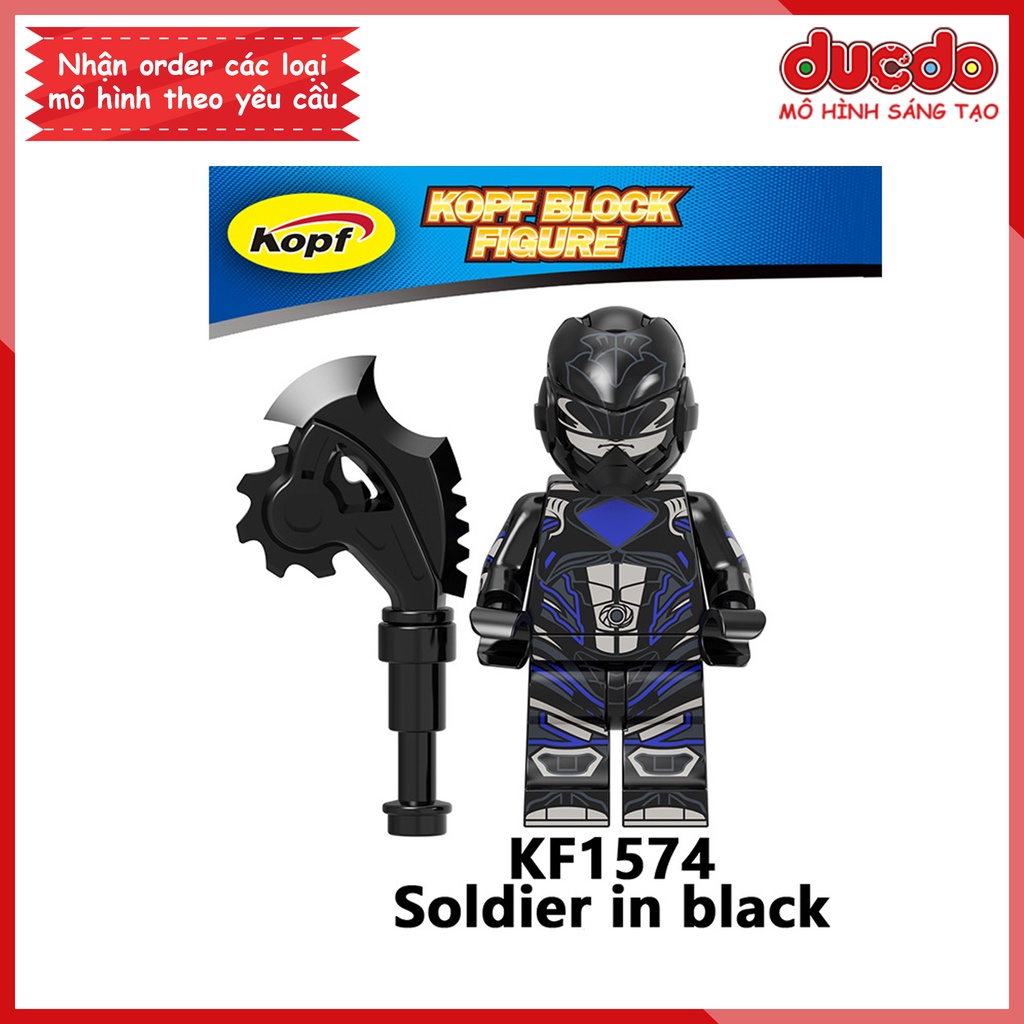 Minifigures 5 Anh Em Siêu Nhân Power Rangers - Đồ chơi Lắp ghép Xếp hình Mini Mô hình KF6144