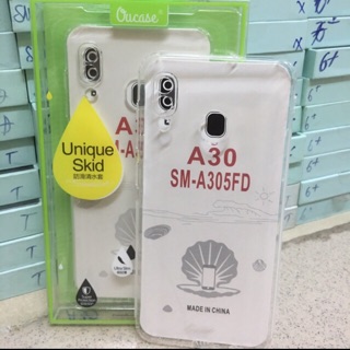 Ốp lưng dẻo Ou Case Cho Samsung A30 2019 bộ viền chống sốc, Bảo vệ cam ( Trong suốt )