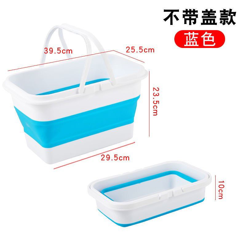 Thùng đựng cá gấp gọn có nắp đậy tiện lợi