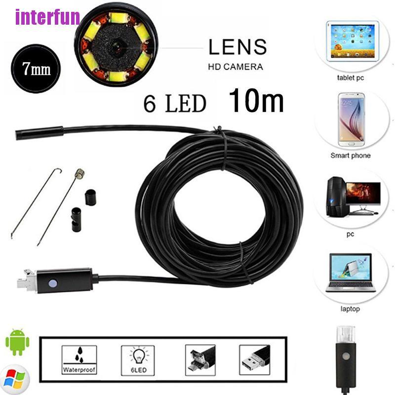 Camera nội soi 5M 7Mm Android PC HD chống thấm nước kết nối USB
 | BigBuy360 - bigbuy360.vn
