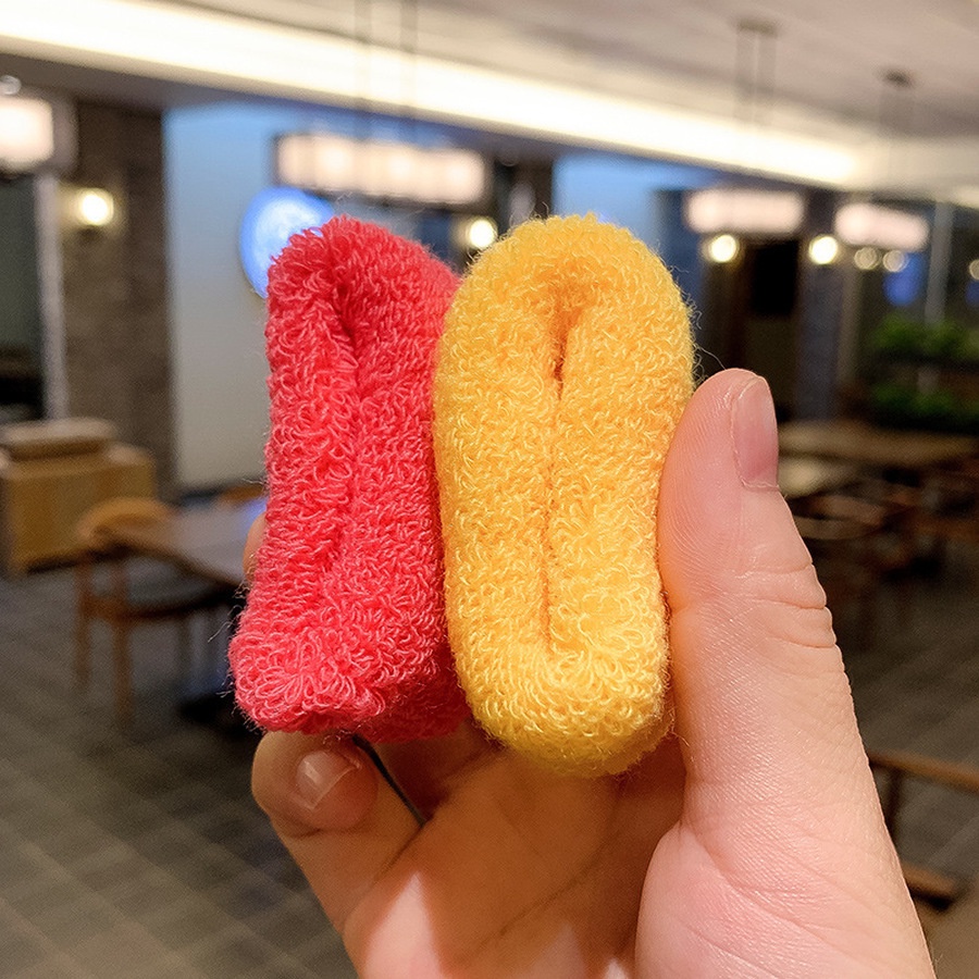 Bộ 6/ 12 dây buộc tóc co giãn nhiều màu sắc thời trang dành cho nữ