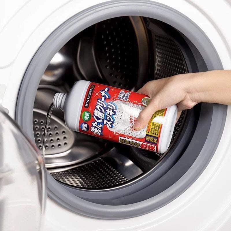 Nước tẩy lồng máy giặt Rocket 99.9% chai 400g dùng cho máy giặt cửa trên và cửa dưới Nhật Bản