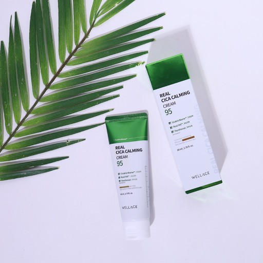 Kem dưỡng da WELLAGE Real Cica Calming 95 Cream 80ml