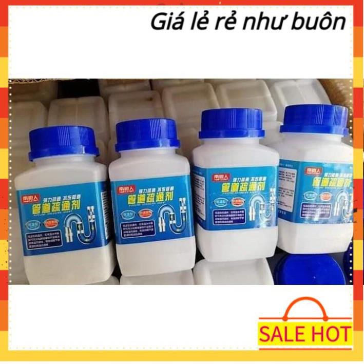 [ DÙNG LÀ HẾT TẮC-HÀNG LOẠI 1] Bột Thông Tắc Cống, Đường Ống, Bồn Cầu, Bồn Rửa Mặt..Xử Lý Triệt Để Cặn Bã