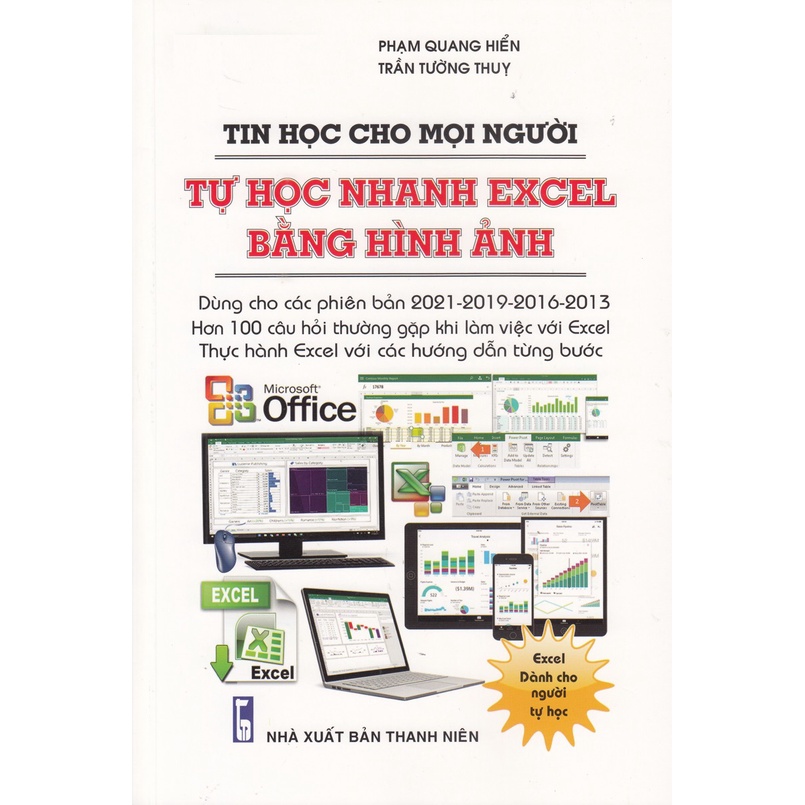 Sách Tin Học Văn Phòng Tự Học Excel Bằng Hình Ảnh