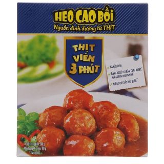 Heo Cao Bồi Thịt viên 3 phút