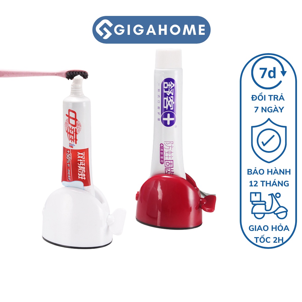 Dụng Cụ Nặn Kem Đánh Răng, Sữa Rửa Mặt Gigahome Bằng Nhựa, Giúp Tiết Kiệm 9450