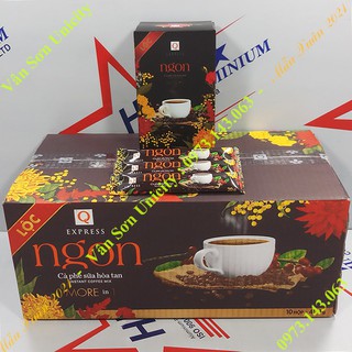 Cà phê Q Express Ngon 20 gói thùng 10 hộp