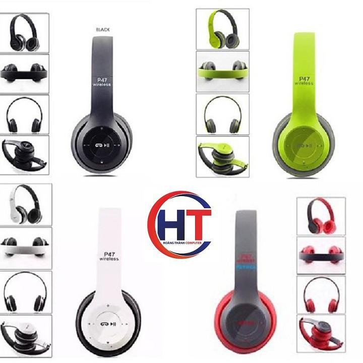 [HÀNG GIẢM GIÁ] Tai nghe Bluetooth P47 Chụp Tai - Có Khe Cắm Thẻ Nhớ | BigBuy360 - bigbuy360.vn