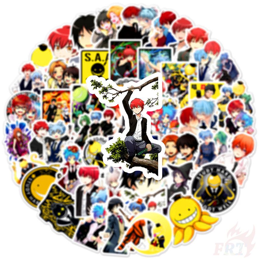 ❉ Assassination Classroom - Series 03 Anime Korosensei Shiota Nagisa Stickers ❉ 50Pcs/Set DIY Fashion Mixed Waterproof Doodle Decals Stickers