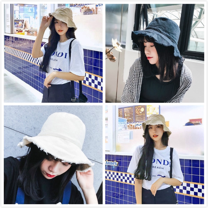 Nón vành tròn thời trang nữ xinh xắn nón bucket nón đi nắng