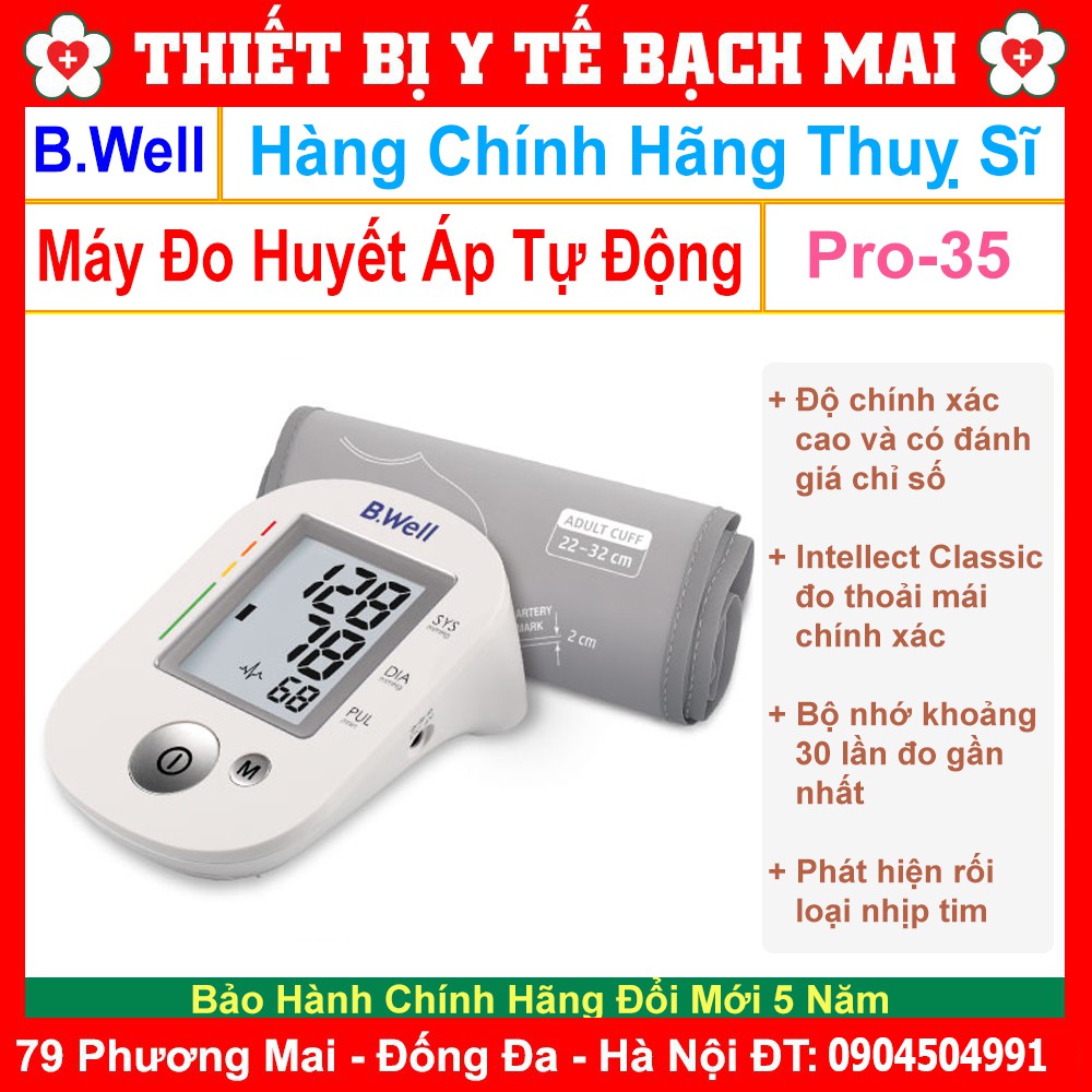 Máy Đo Huyết Áp B Well Swiss Pro-35 Dễ Dàng Sử Dụng