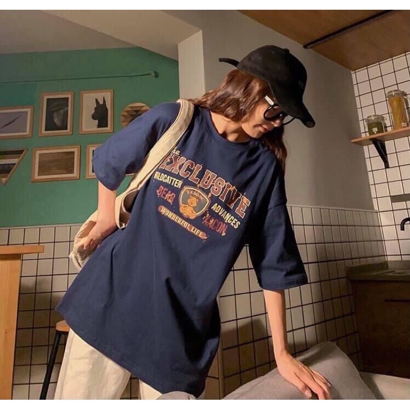 Áo thun tay lỡ Uniex  ,áo phông from rộng chất cotton mát mịn thấm hút cực tốt | BigBuy360 - bigbuy360.vn