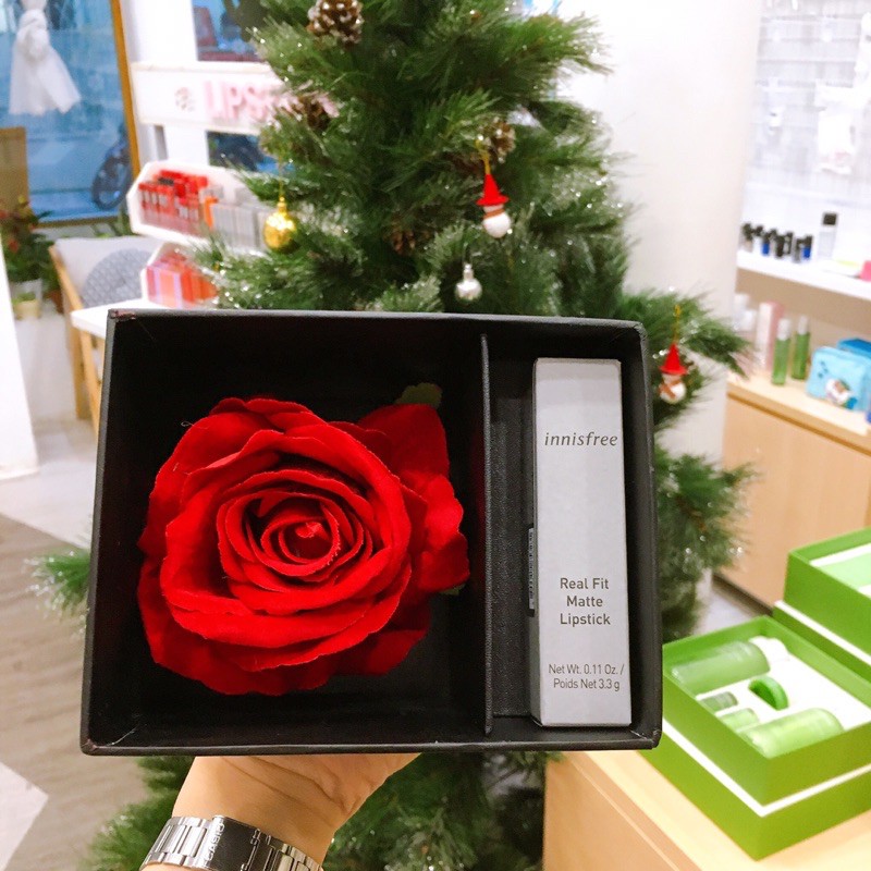 HỘP HOA HỒNG CAO CẤP ĐỰNG SON 11 CM | BigBuy360 - bigbuy360.vn