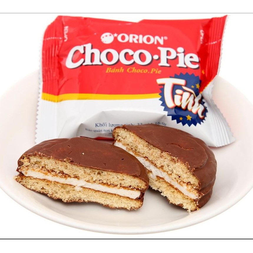 Bánh Chocopie Tình Hộp 12 Cái Vị Socola Ngọt Mềm Thơm
