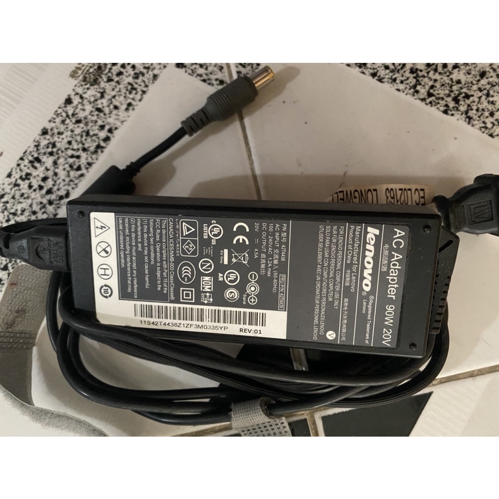 Sạc Laptop Lenovo thinkpad T400 T410 T420 T430, x201,x220,x230 20V- 3.25/ 4.5A Chân Kim Adapter IBM - hàng zin nhập MĨ