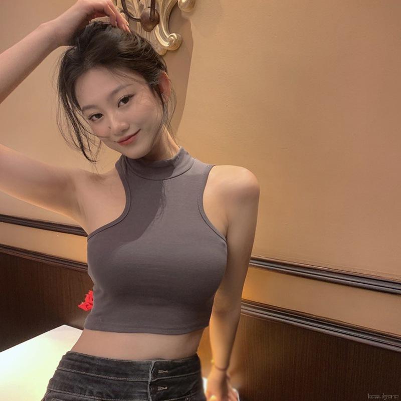 Áo Croptop Sát Nách Màu Trơn Thiết Kế Quyến Rũ | BigBuy360 - bigbuy360.vn