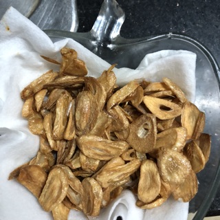 Heo khô cháy tỏi handmade