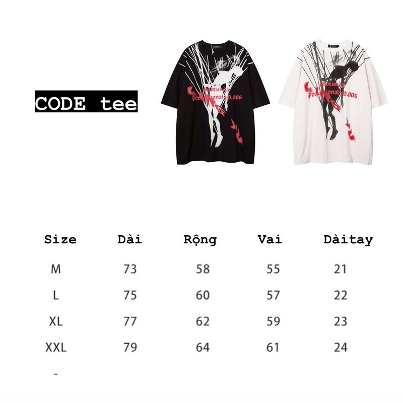 Áo thun tay lỡ form oversize dài rộng phong cách trẻ trung, năng động - CODE tee