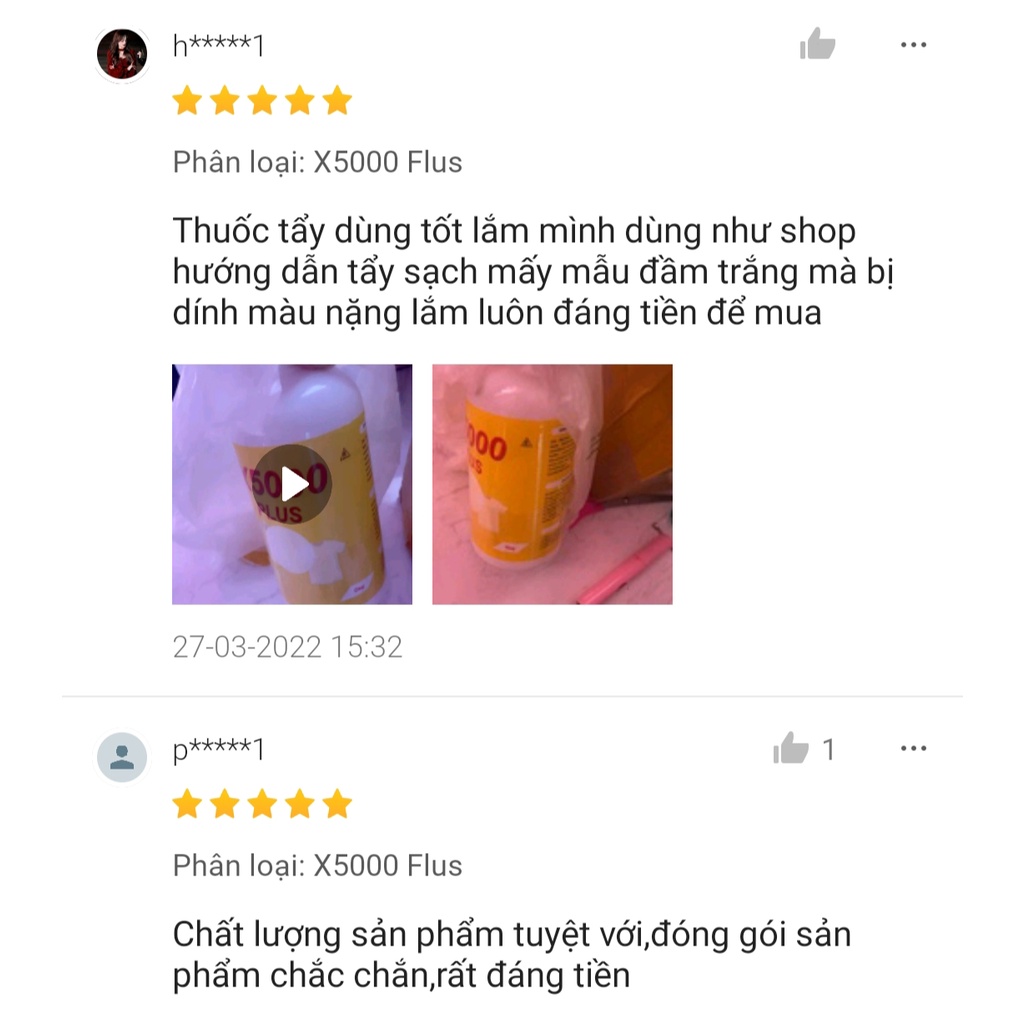 Nước Tẩy Trắng, Thuốc Tẩy Quần Áo - Chính Hãng 100% - Không Làm Phai Màu, Giúp làm Mềm Vải, Loại Bỏ Vệt Ố Mạnh Gấp 3 Lần