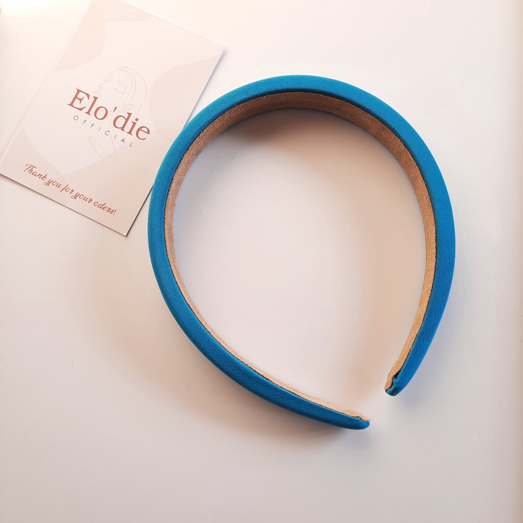 Băng Đô Cài Tóc Màu Trơn, Bờm Cài Tóc Màu Trơn Retro