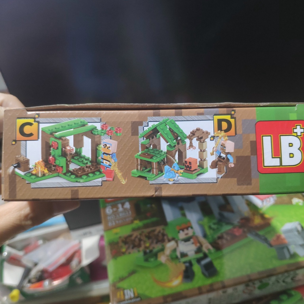 Đồ chơi DreamyKids thanh lý  Bộ ghép hình lego MY WORLD