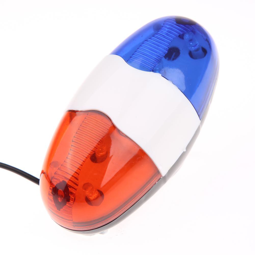 Đèn LED 6 bóng có chuông điện cảnh báo gắn ghi đông xe đạp