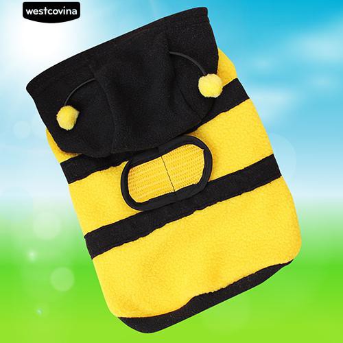 Áo nỉ họa tiết chú ong xinh xắn cho thú cưng