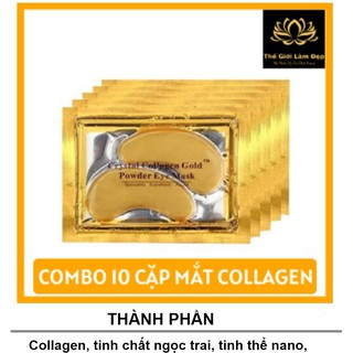Combo 10 gói Mặt nạ đắp mắt collagen cho đôi mắt khỏe đẹp