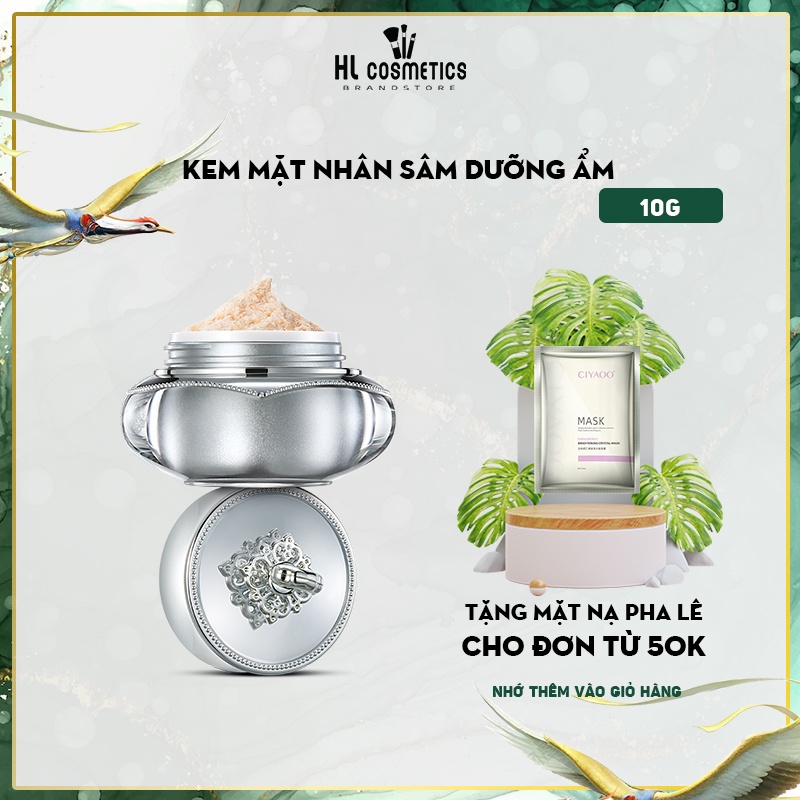 Kem Mặt Nhân Sâm Dưỡng Trắng Da CIYAOO Dưỡng Ẩm, Làm Trắng Da Mặt & Giảm Thâm Nám 10g