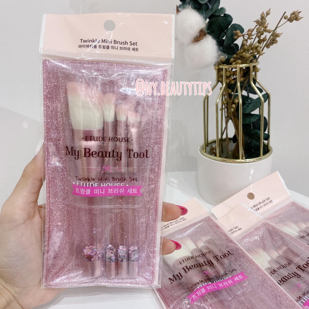 Bộ cọ trang điểm ETUDE HOUSE MY BEAUTY TOOL, TWINKLE MINI BRUSH SET