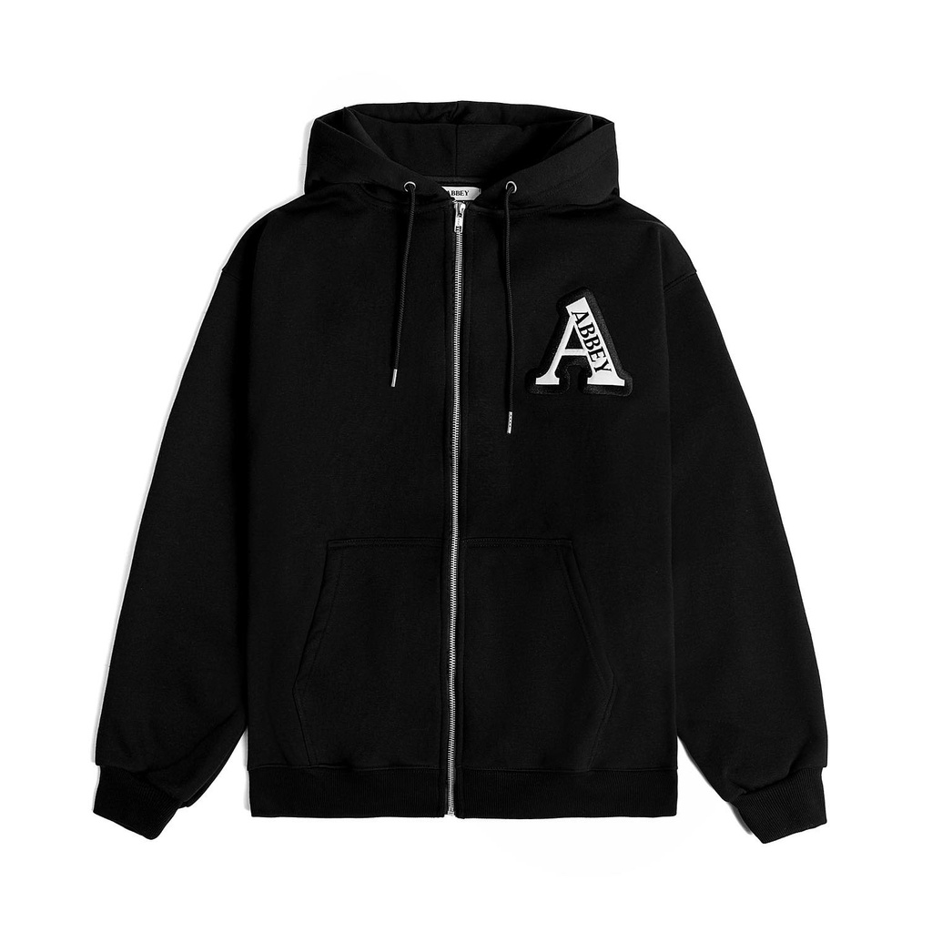 Áo Hoodie zip basic "ABBEY" Nam Nữ - Nỉ cao cấp/Form rộng | BigBuy360 - bigbuy360.vn