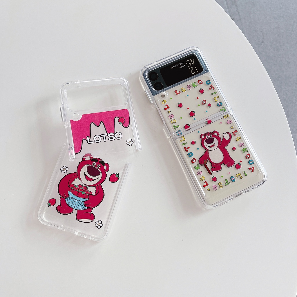 Ốp Điện Thoại Chống Sốc Họa Tiết Hoạt Hình Cho Samsung Z Flip 3 5G zflip3