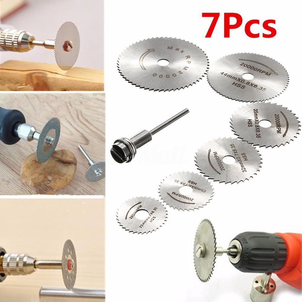 Set 7 Lưỡi Cưa HSS Tốc Độ Cao Chuyên Dụng Cắt Gỗ