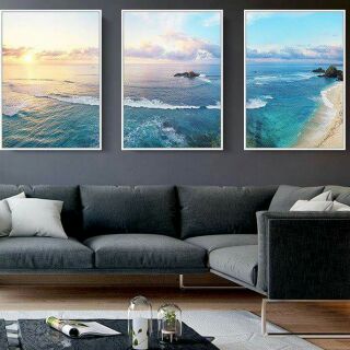Tranh canvas phong cảnh biển 40x60