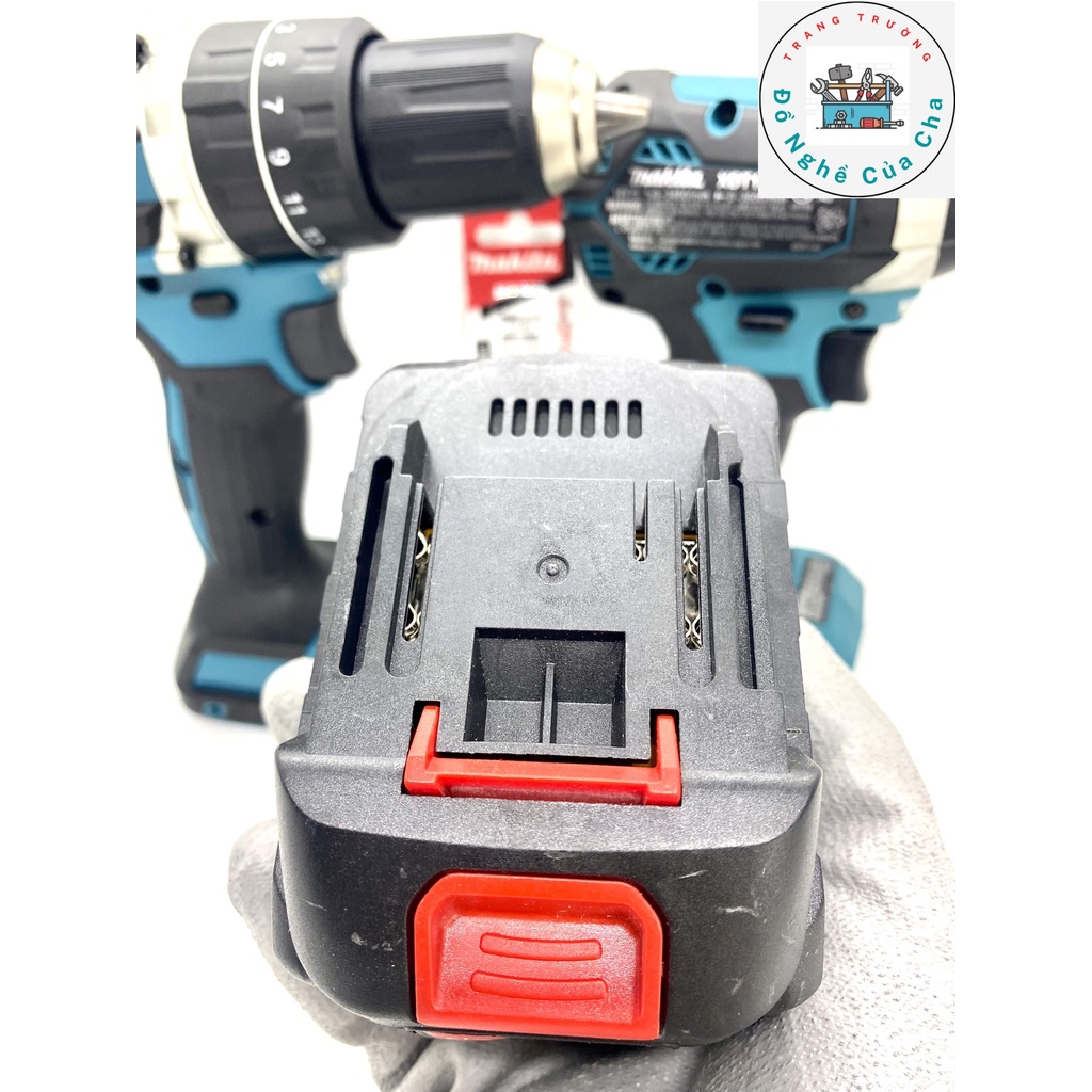 Pin đóng Makita 18v Lõi Lisen TP mới 10cell 15cell dung lượng 4A 6A