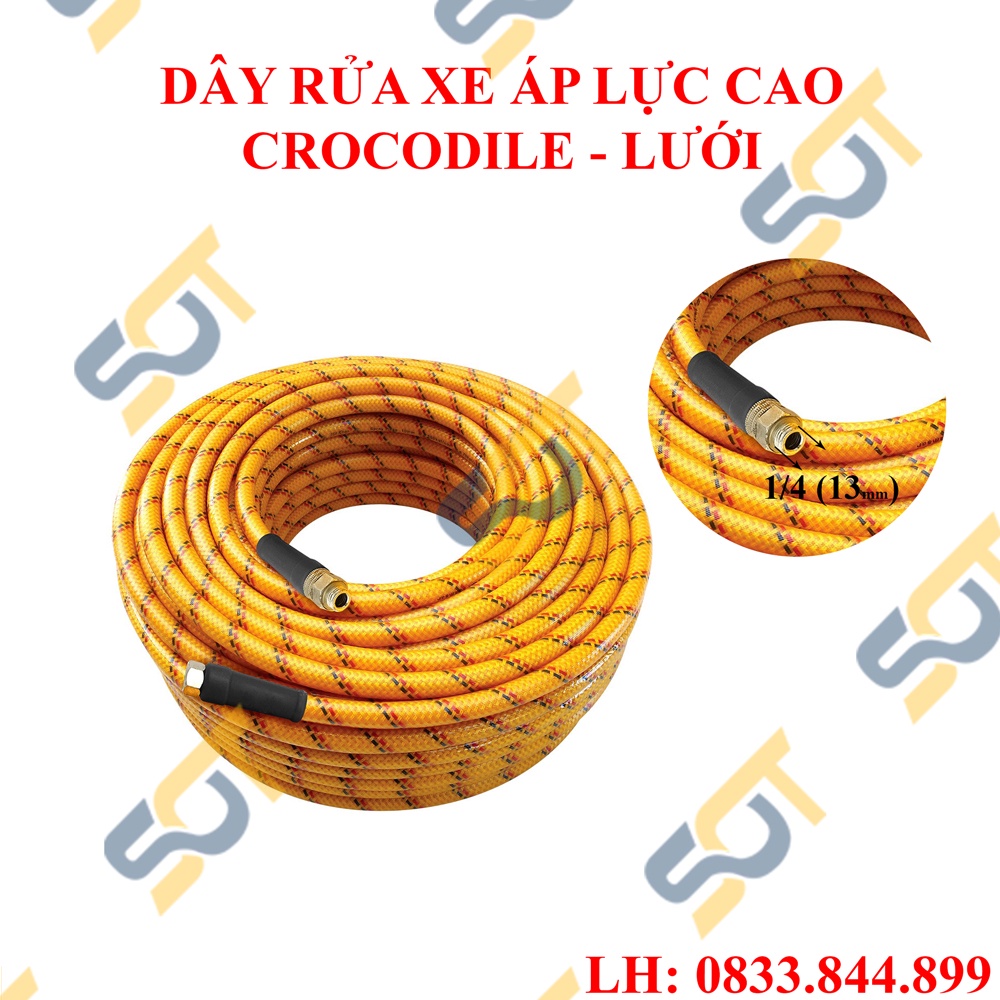 Dây rửa xe, dây rửa xe áp lực cao Crocodile lưới