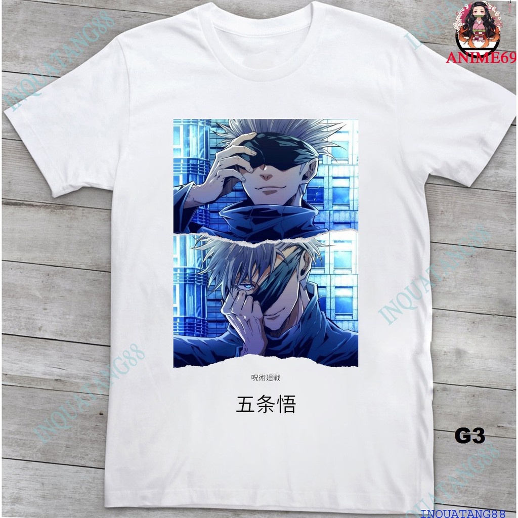 áo thun nam nữ- gojou-satoru-anime-jujutsu-kaisen
