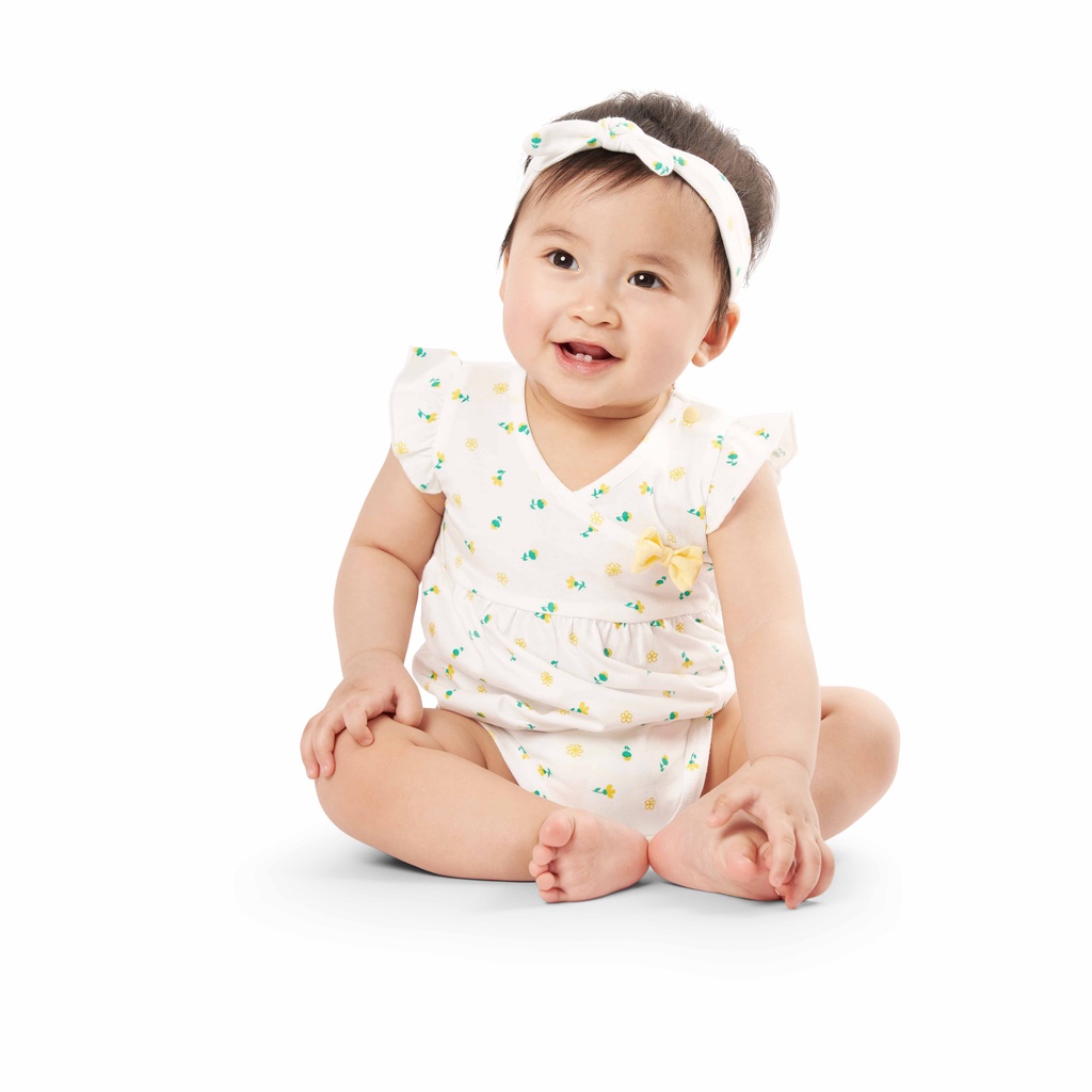 LULLABY Set 2 body cộc tay cho bé gái NH36B