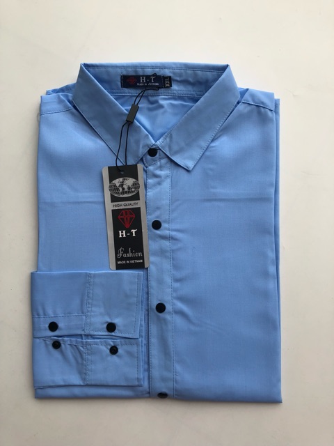 Áo sơ mi nam dài tay Hàn Quốc form ôm body, vải lụa Thái chống nhăn | BigBuy360 - bigbuy360.vn