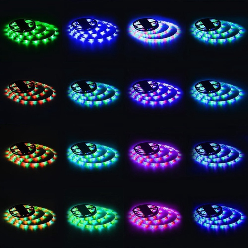 Dây đèn 600 led rgb dài 10m có điều khiển từ xa dùng trang trí phòng ngủ