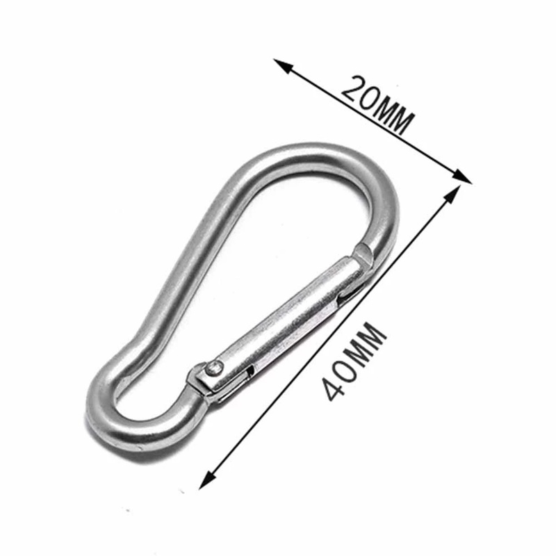 Móc khóa carabiner mini bằng hợp kim dùng cho các hoạt động ngoài trời tiện dụng