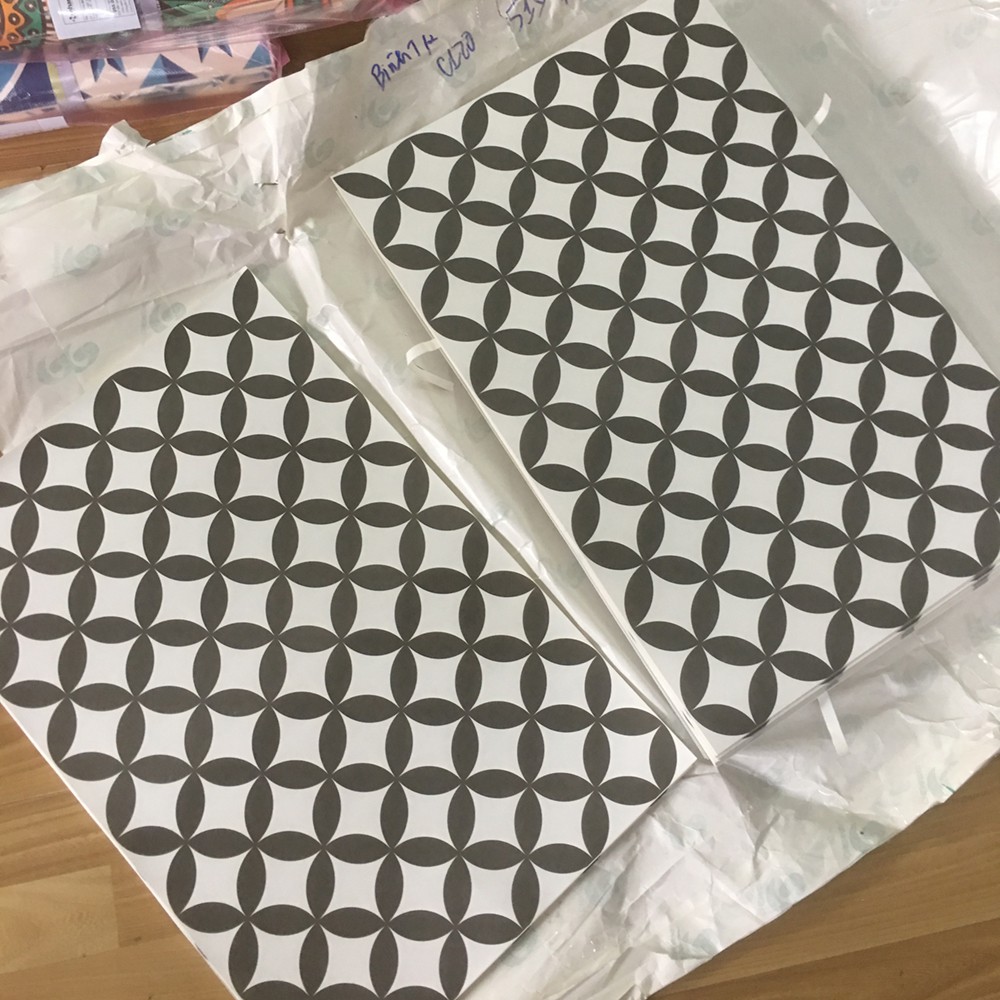 Đề can gạch bông dán bếp tường dán nhà tắm decor chịu nhiệt dễ lau chùi đề can loại 1 - The leaf 0010