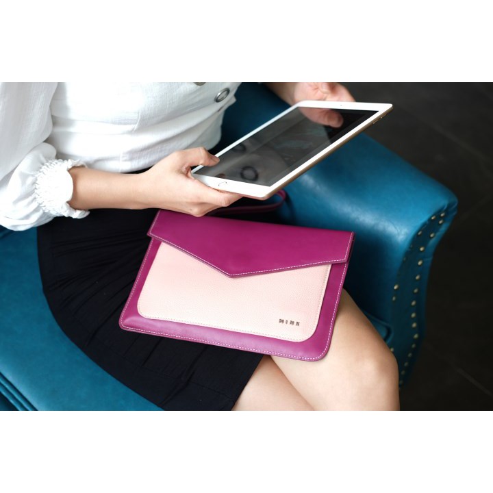 HERA Tablet Clutch- Ví cầm tay cho nữ da thật nguyên tấm lớp 1- IW05-9332.MINK